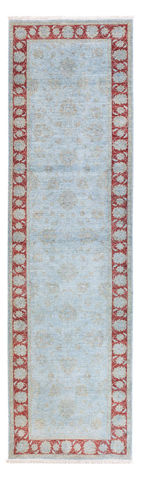 Runner Ziegler Carpet - Modern - 303 x 89 cm - ljusblå