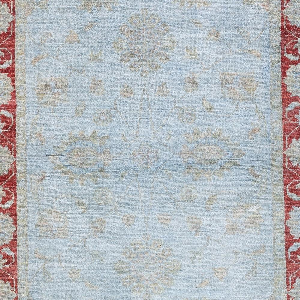 Runner Ziegler Carpet - Modern - 303 x 89 cm - ljusblå