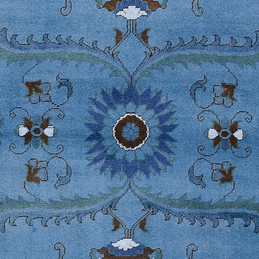 Runner Ziegler Carpet - Modern - 245 x 80 cm - blå