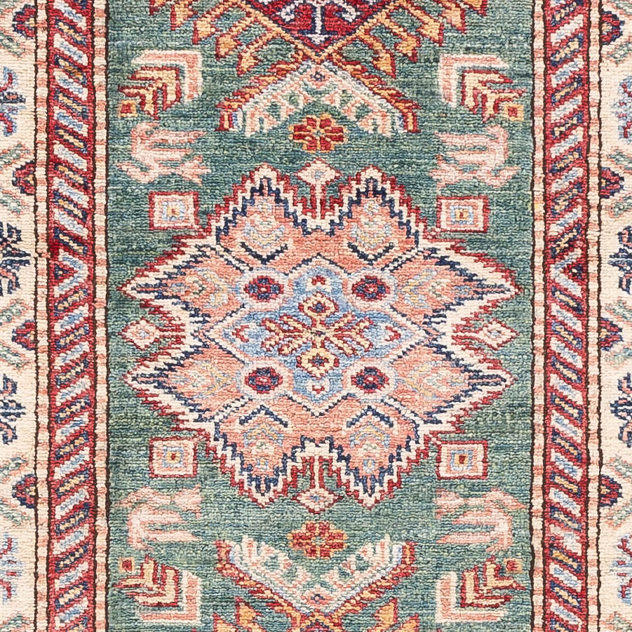 Runner Ziegler Carpet - Kazak - 248 x 75 cm - mörkgrön