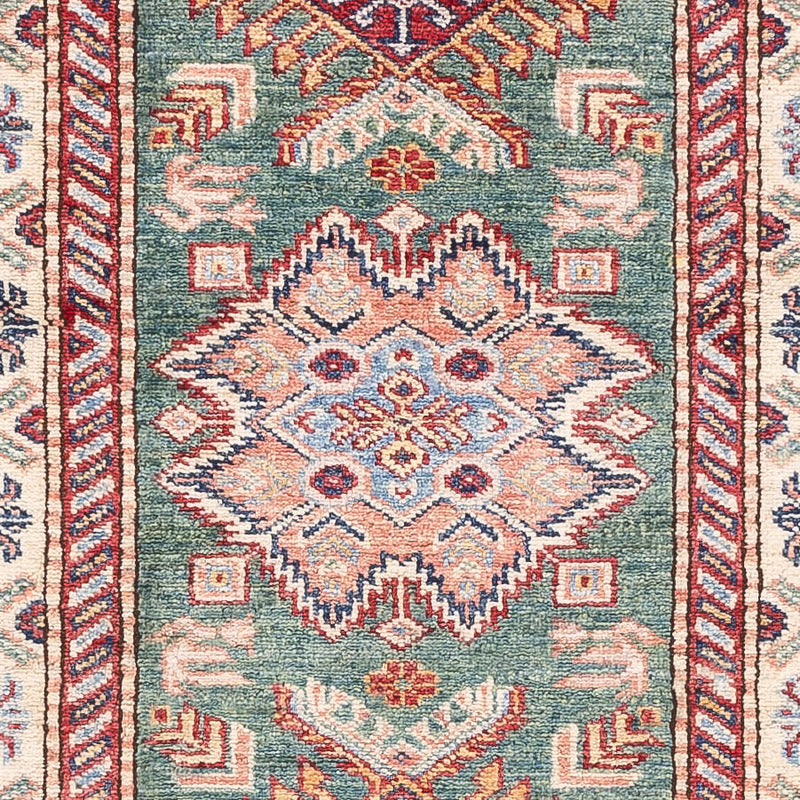 Runner Ziegler Carpet - Kazak - 248 x 75 cm - mörkgrön