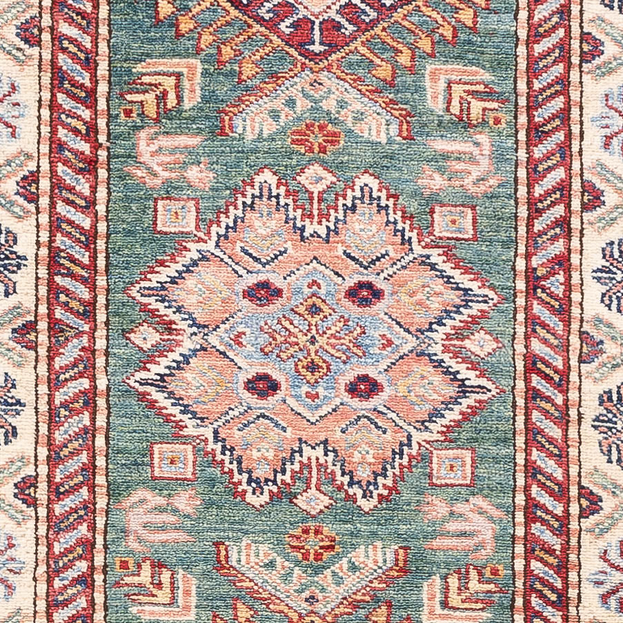 Runner Ziegler Carpet - Kazak - 248 x 73 cm - mörkgrön