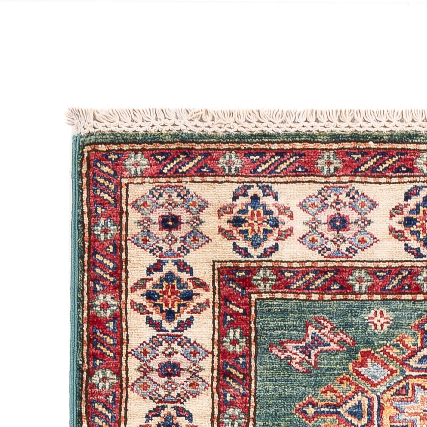 Runner Ziegler Carpet - Kazak - 242 x 78 cm - grön