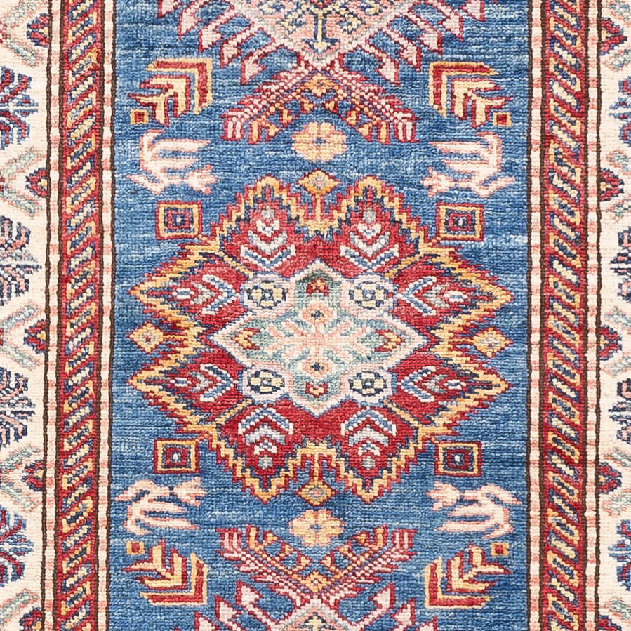 Runner Ziegler Carpet - Kazak - 246 x 75 cm - blå