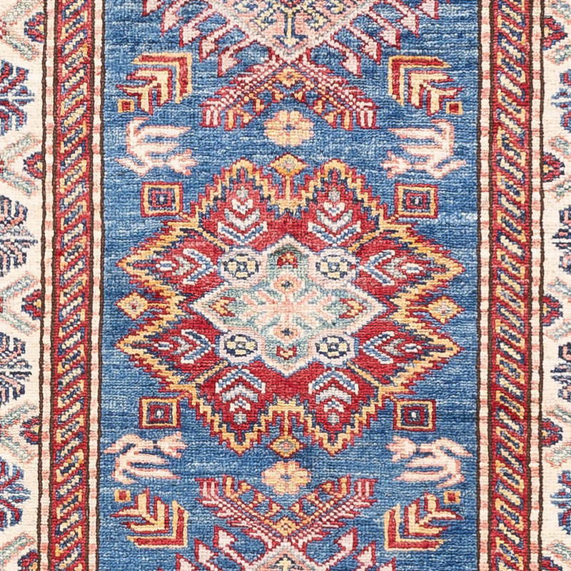 Runner Ziegler Carpet - Kazak - 246 x 75 cm - blå