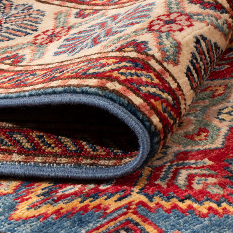 Runner Ziegler Carpet - Kazak - 246 x 75 cm - blå