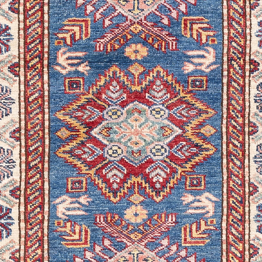 Runner Ziegler Carpet - Kazak - 247 x 73 cm - blå