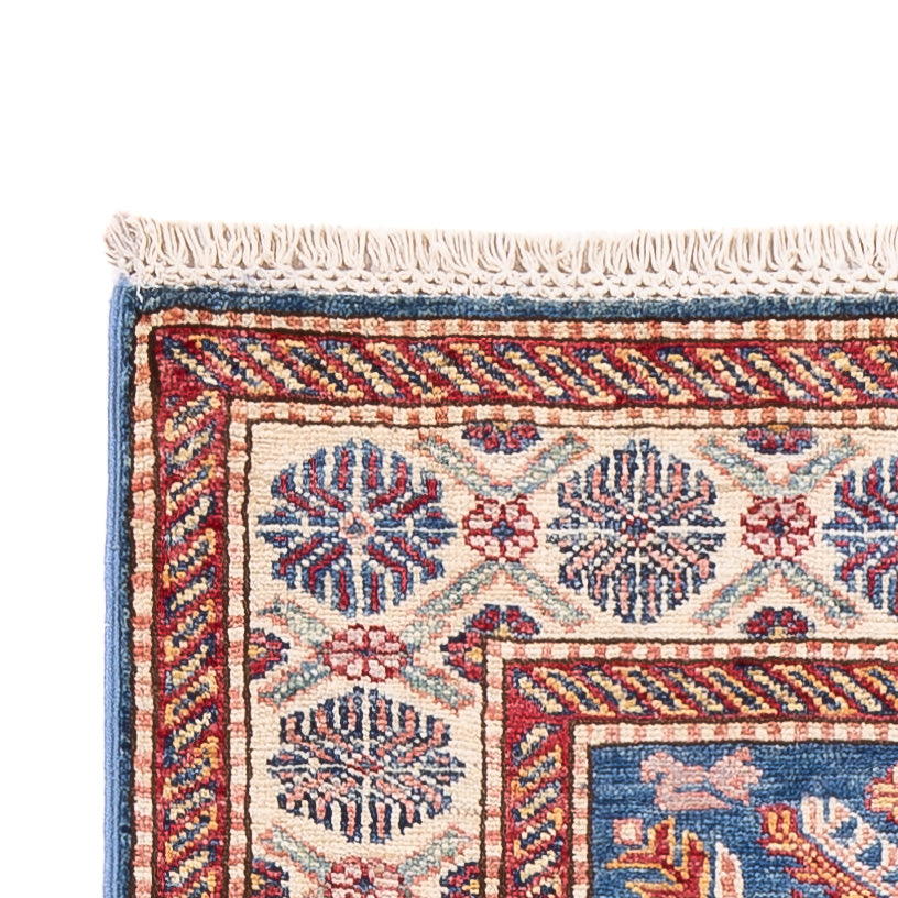 Runner Ziegler Carpet - Kazak - 247 x 73 cm - blå