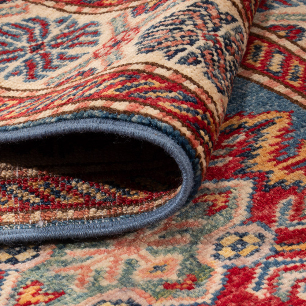 Runner Ziegler Carpet - Kazak - 247 x 73 cm - blå