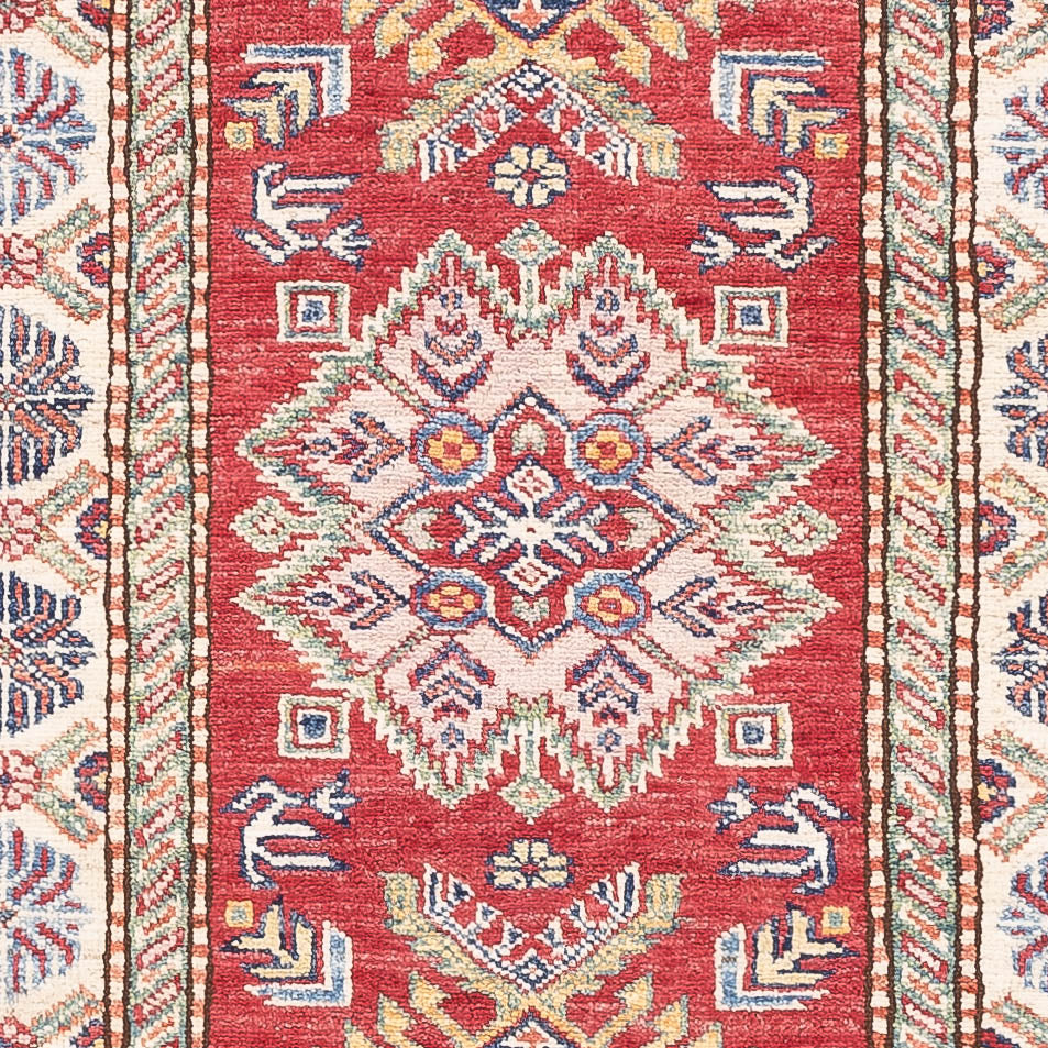 Runner Ziegler Carpet - Kazak - 263 x 76 cm - röd