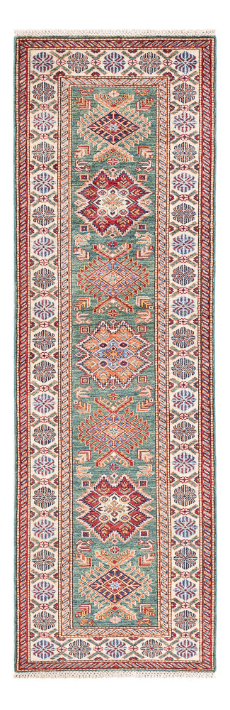Runner Ziegler Carpet - Kazak - 244 x 75 cm - ljusgrön