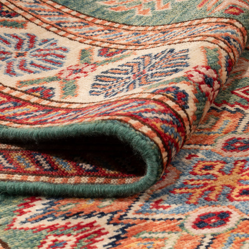 Runner Ziegler Carpet - Kazak - 244 x 75 cm - ljusgrön