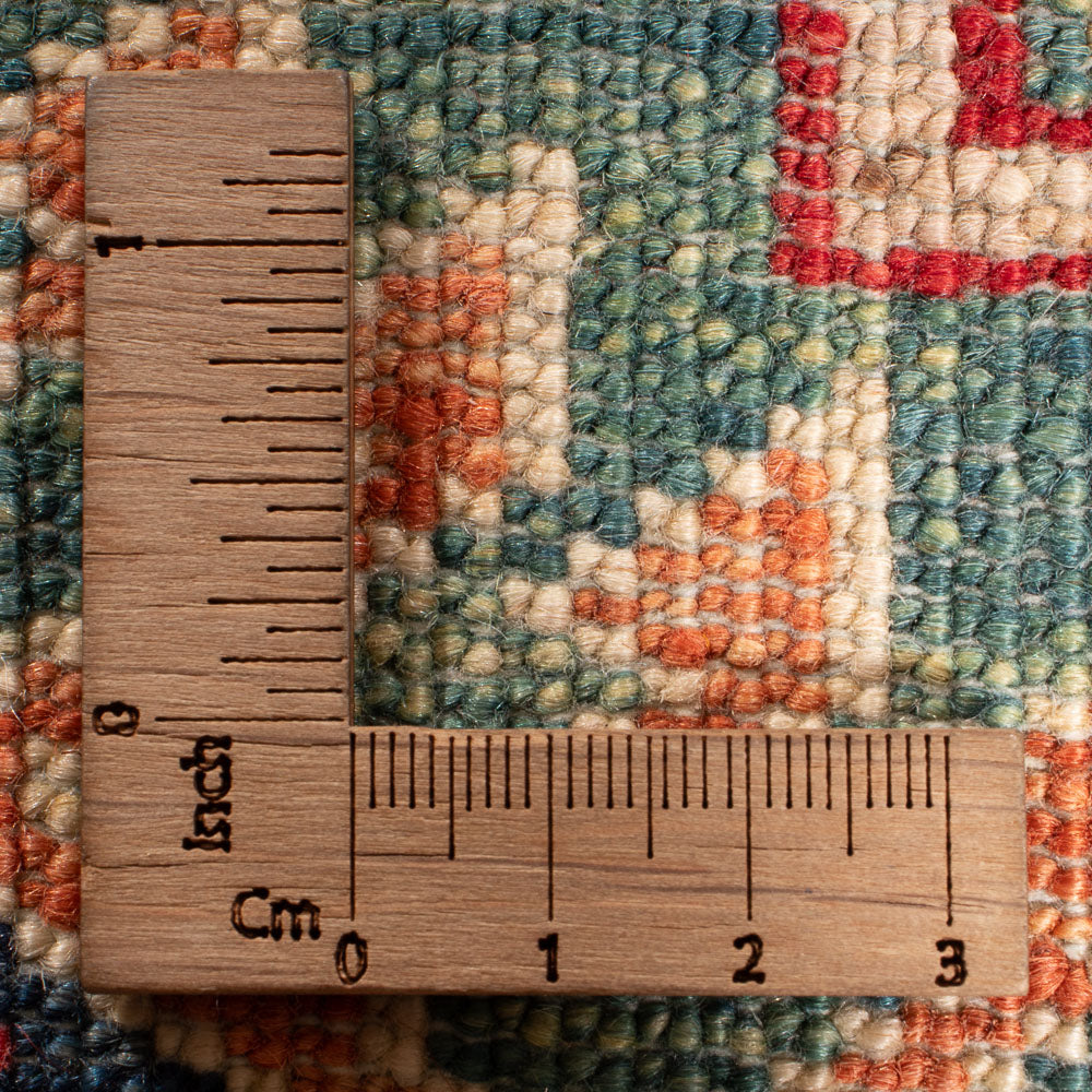 Runner Ziegler Carpet - Kazak - 244 x 75 cm - ljusgrön