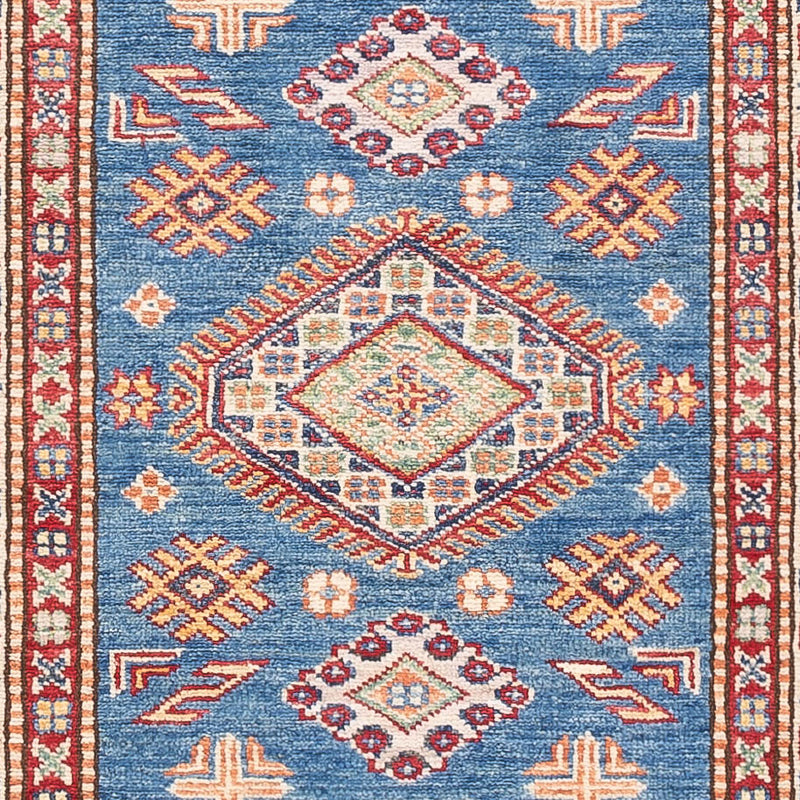 Runner Ziegler Carpet - Kazak - 252 x 75 cm - blå