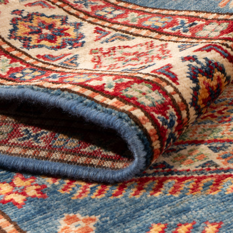 Runner Ziegler Carpet - Kazak - 252 x 75 cm - blå