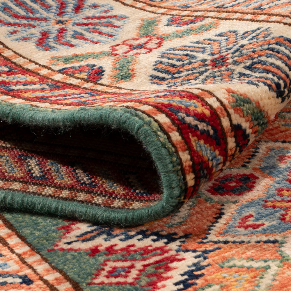 Runner Ziegler Carpet - Kazak - 243 x 72 cm - ljusgrön