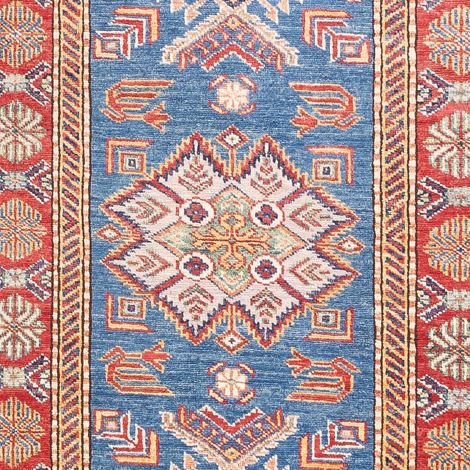 Runner Ziegler Carpet - Kazak - 307 x 83 cm - blå