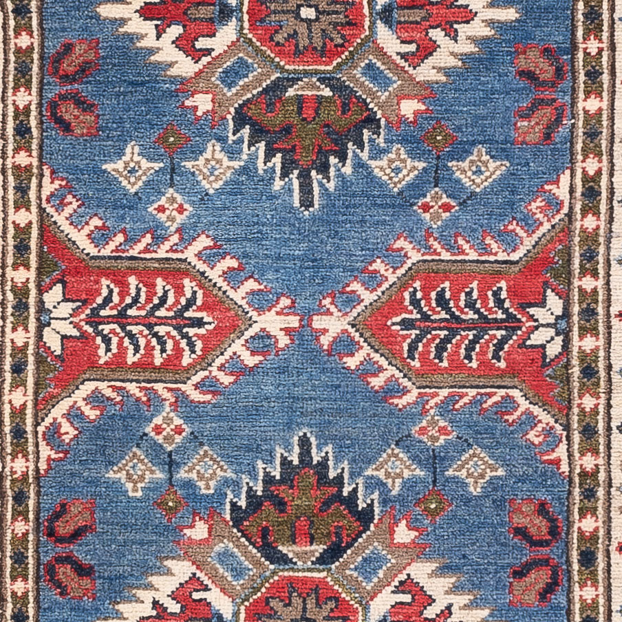 Runner Ziegler Carpet - Kazak - 288 x 82 cm - blå