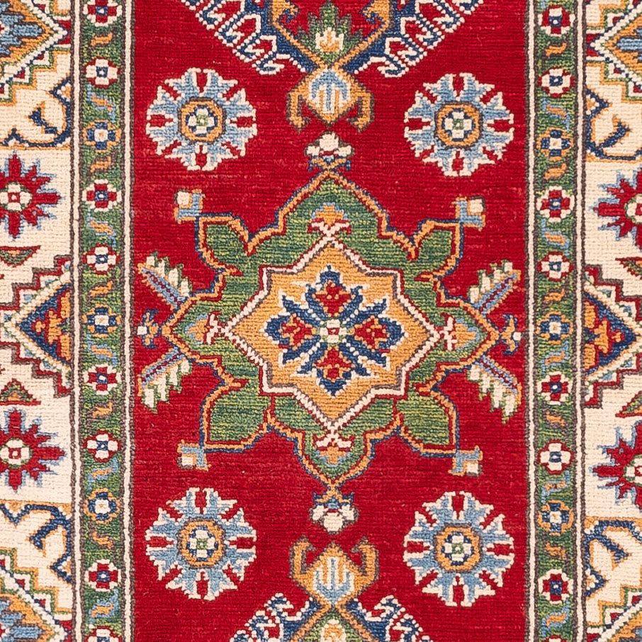 Runner Ziegler Carpet - Kazak - 293 x 76 cm - röd