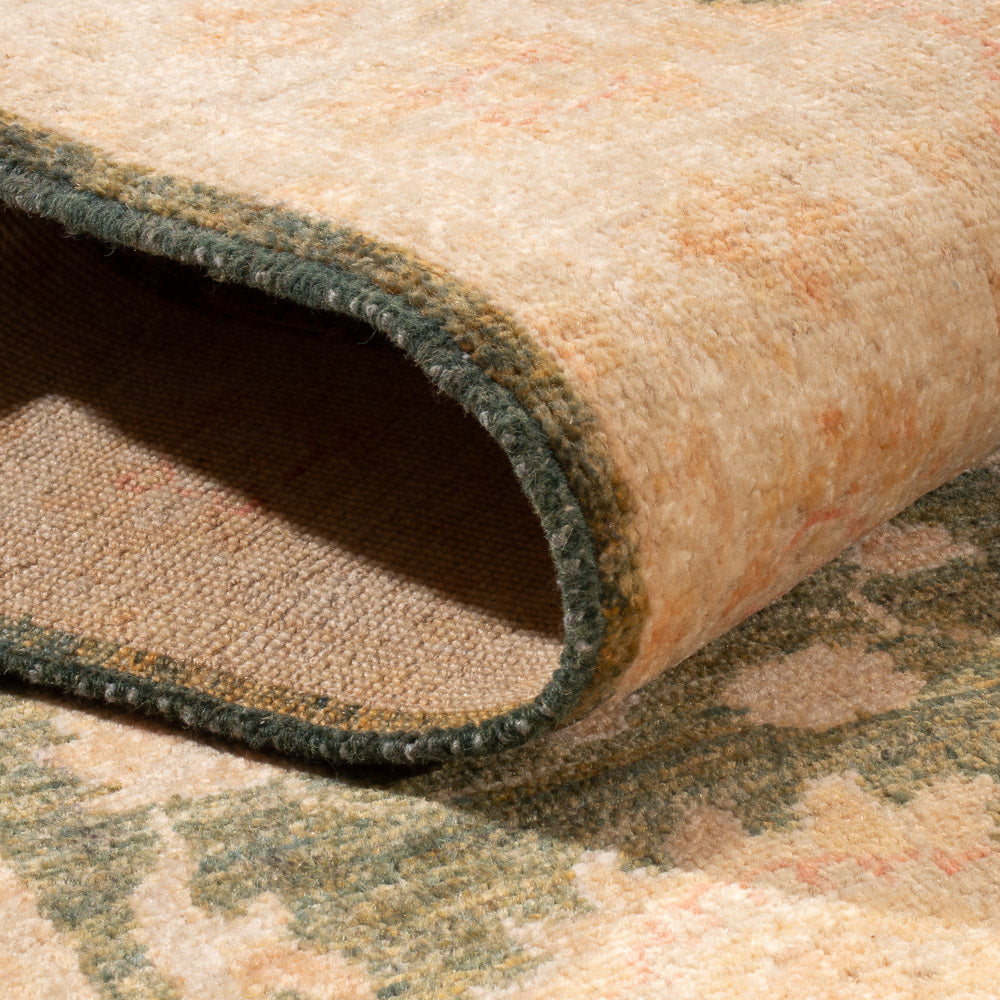 Runner Ziegler Carpet - 297 x 85 cm - olivgrön