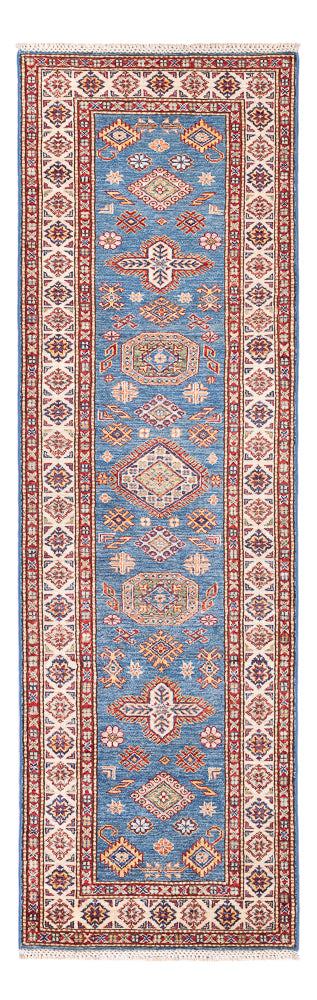 Runner Ziegler Carpet - Kazak - 256 x 74 cm - blå