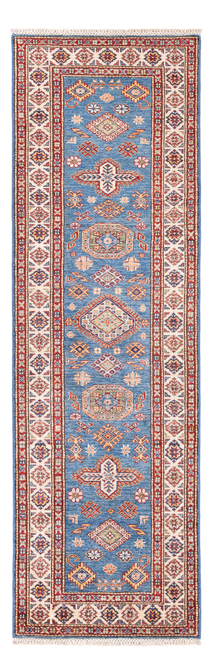 Runner Ziegler Carpet - Kazak - 256 x 74 cm - blå