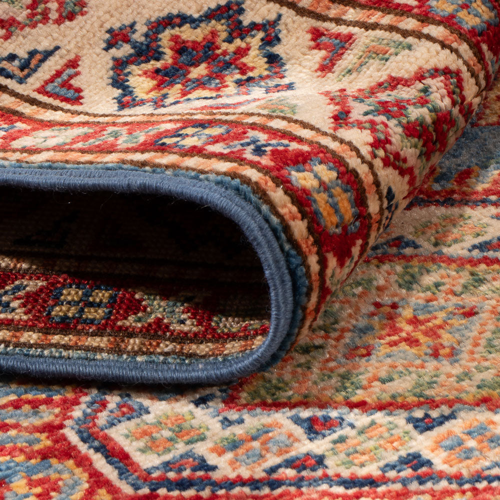 Runner Ziegler Carpet - Kazak - 256 x 74 cm - blå