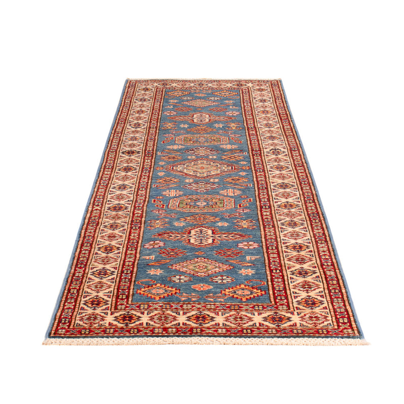 Runner Ziegler Carpet - Kazak - 256 x 74 cm - blå