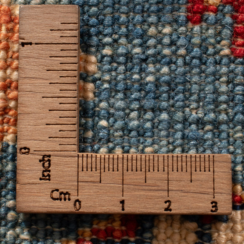 Runner Ziegler Carpet - Kazak - 256 x 74 cm - blå