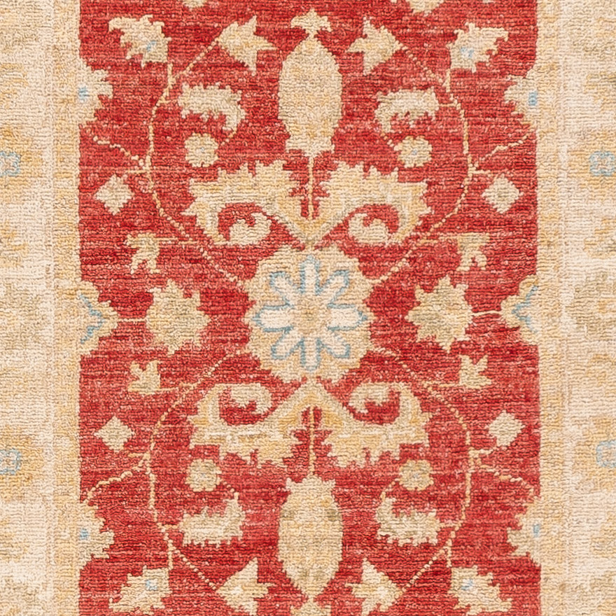 Runner Ziegler Carpet - 251 x 61 cm - röd