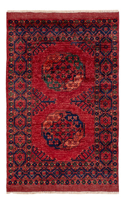 Afghansk matta - 150 x 100 cm - röd