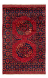 Afghansk matta 100x150cm - Oriental Carpet - Rektangulär / Röd / 100 x 150 cm Rektangulär
