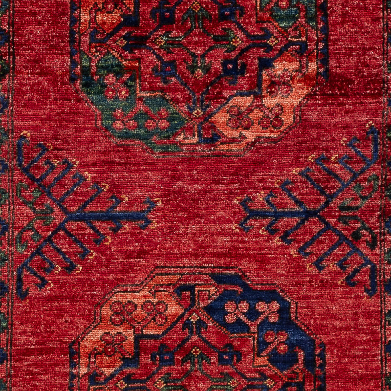 Afghansk matta - 150 x 100 cm - röd