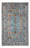 Ariana Mattan 100x163cm - Oriental Carpet - Rektangulär / Ljusblå / 100 x 163 cm Rektangulär