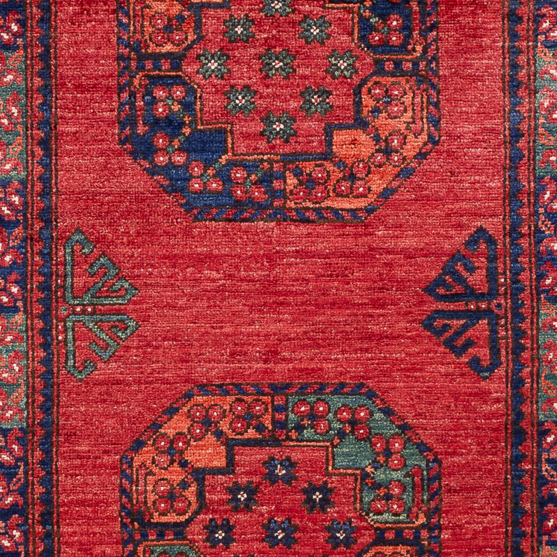 Afghansk matta - 149 x 104 cm - röd