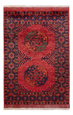 Afghansk matta - 152 x 105 cm - röd