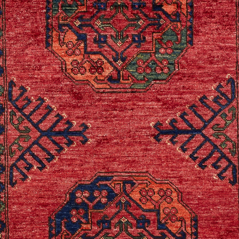 Afghansk matta - 152 x 105 cm - röd