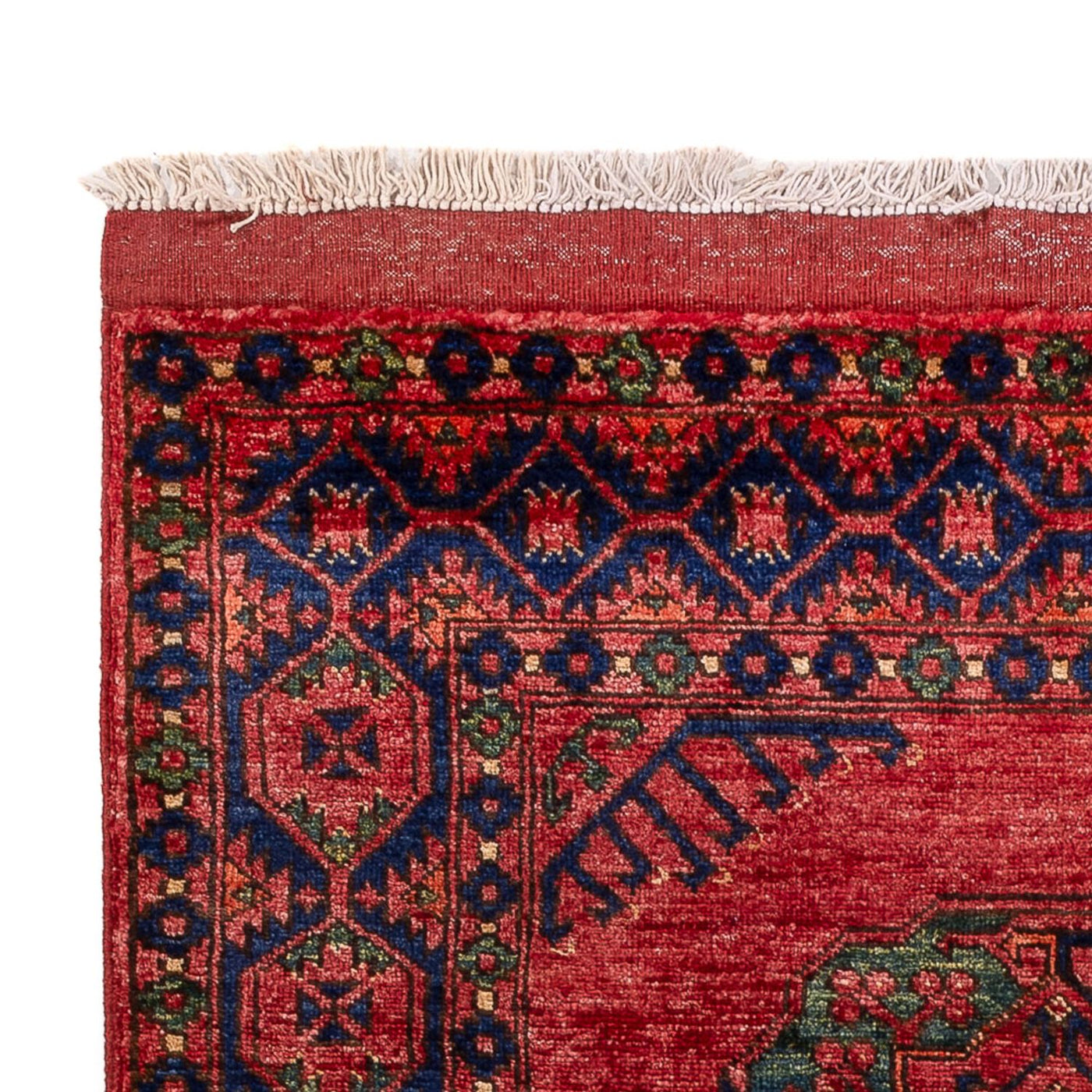 Afghansk matta - 152 x 105 cm - röd