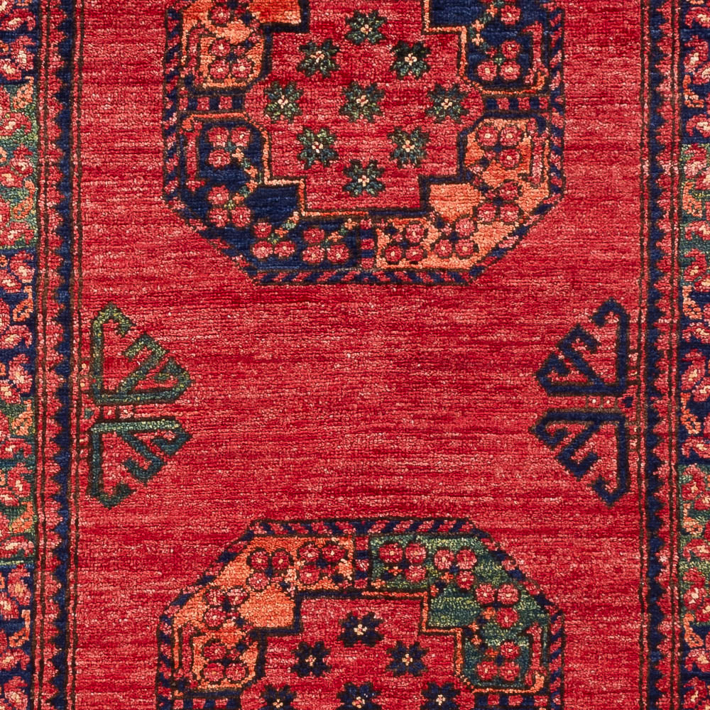Afghansk matta - 151 x 101 cm - röd