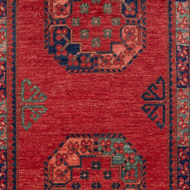 Afghansk matta - 153 x 103 cm - röd
