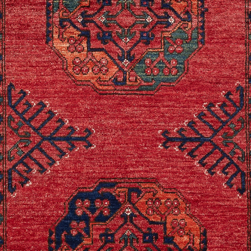 Afghansk matta - 153 x 103 cm - röd