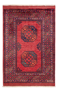 Afghansk matta - 154 x 102 cm - röd