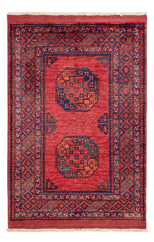Afghansk matta - 154 x 102 cm - röd