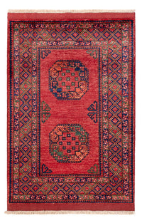 Afghansk matta - 151 x 104 cm - röd