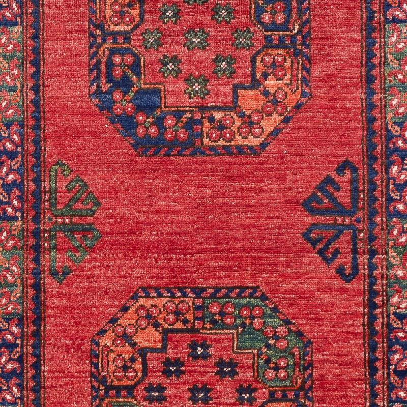 Afghansk matta - 151 x 104 cm - röd