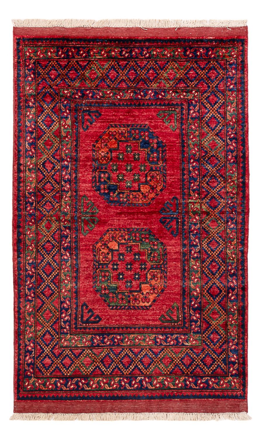 Afghansk matta - 155 x 100 cm - röd