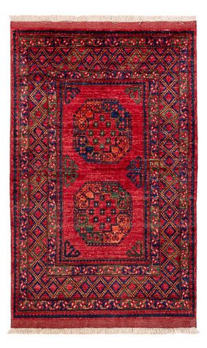 Afghansk matta - 155 x 100 cm - röd