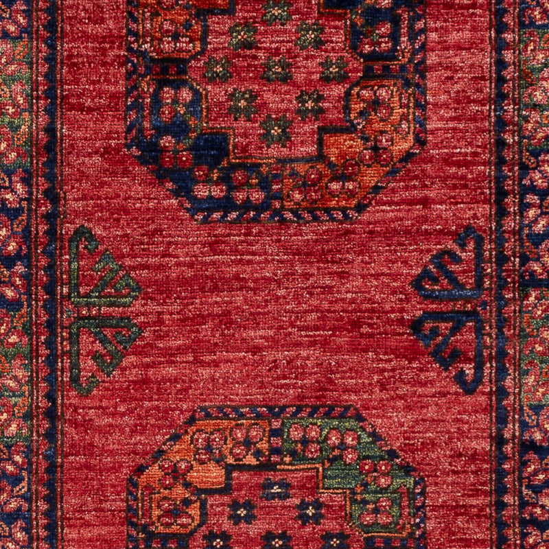 Afghansk matta - 151 x 103 cm - röd