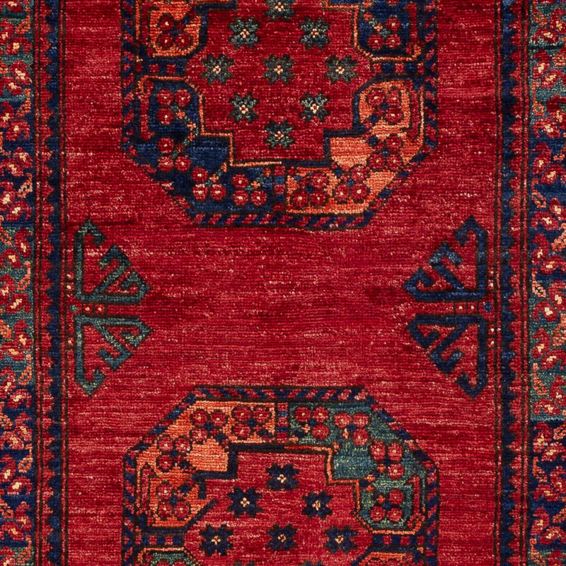 Afghansk matta - 155 x 103 cm - röd