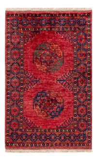 Afghansk matta - 150 x 100 cm - röd